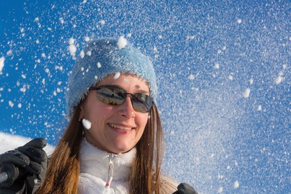 vallée de l'Ubaye, randonnée en raquettes à neige