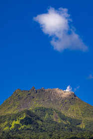 La Soufrière, volcan actif de la Guadeloupe