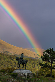 Laffrey, Statue et route Napoléon