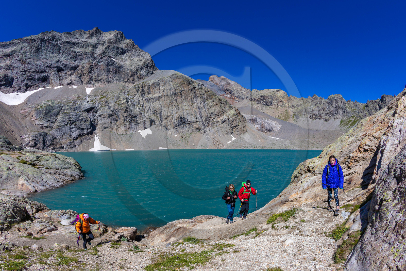 Grand tour des Ecrins, Lac de L'Eychauda