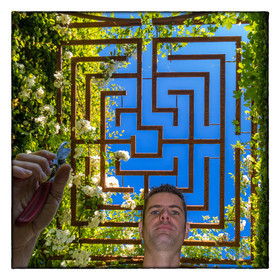 Matthieu Constans, chef jardinier du Jardin des Cinq Sens