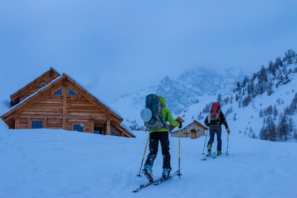 Névache, refuge Buffère , départ ski de randonnée