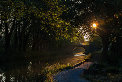 Canal du Midi, inscrit au Patrimoine mondial de l'UNESCO