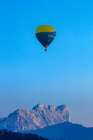 Gap, vol en montgolfière