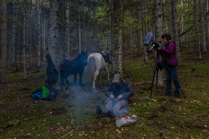 Making of du film La vallée des loups