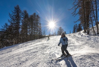 Crévoux, ski et snowboard
