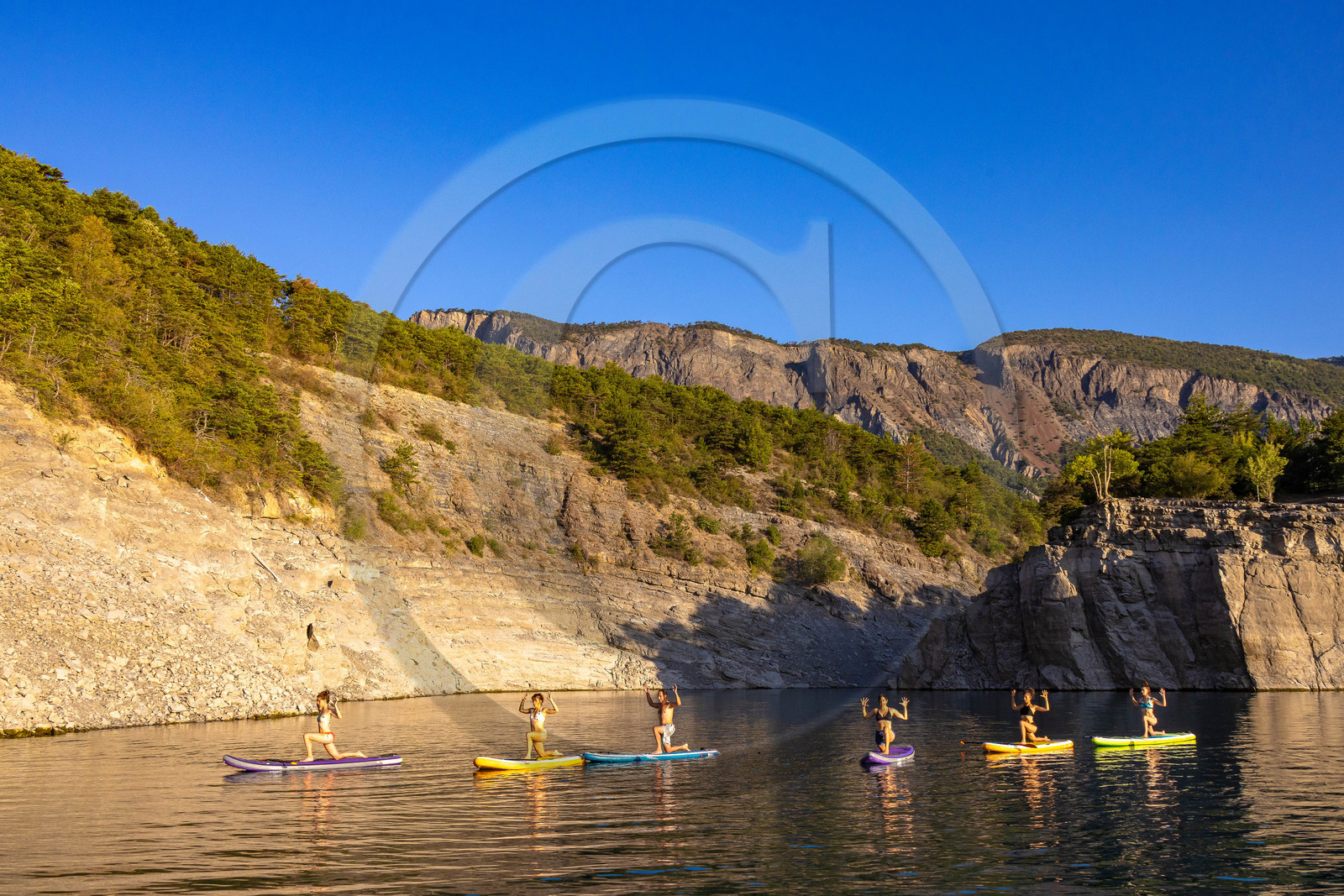Yoga sur paddle, Serre-Ponçon Aloha