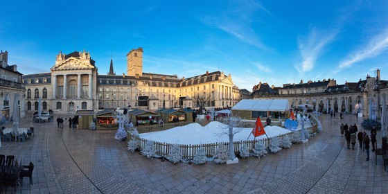 Une véritable station de sports d’hiver éphémère, un Noël