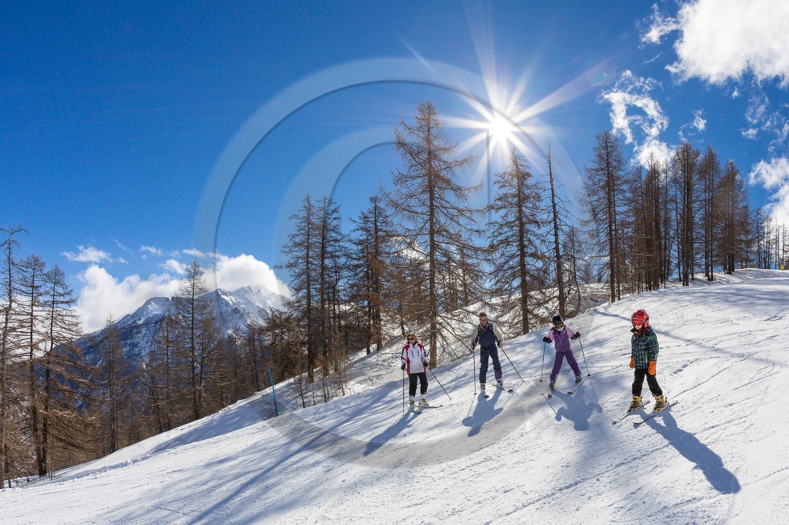 La Condamine-Châtelard, station de ski Saint-Anne La Condamine, ski famille