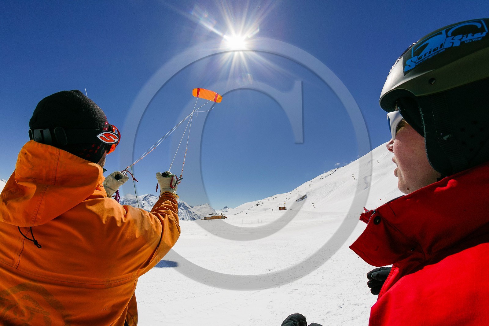 initiation au Snowkite