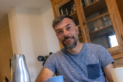Claret, Cyril Cayre, accompagnateur en moyenne montagne