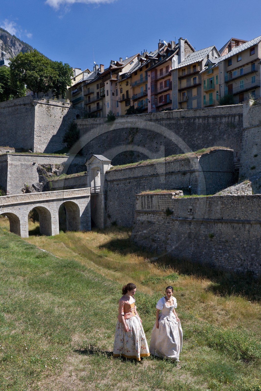 Briançon, l'association Les regiments du passé reconstituent la vie civile et militaire