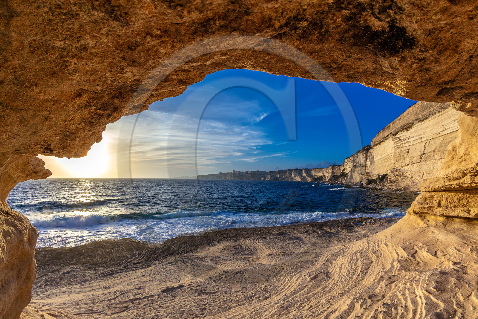 Falaises de calcaire de Bonifacio