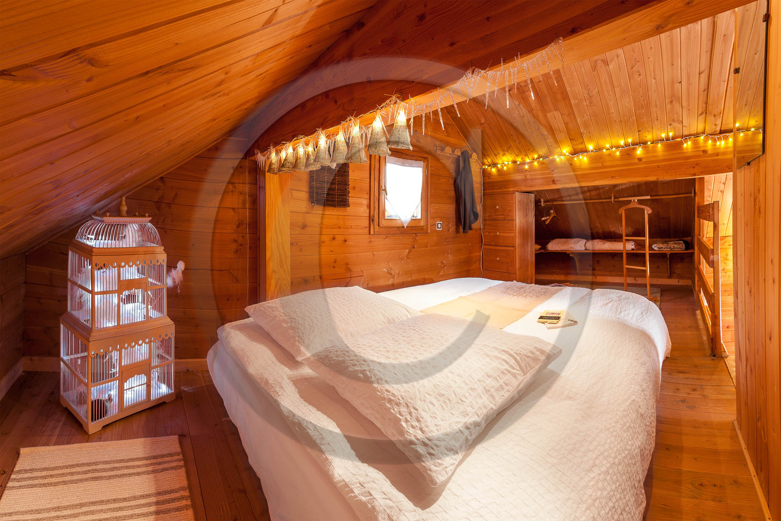 Chalet Carpe Diem, Gîte de France 3 ***, chambre en mezzanine