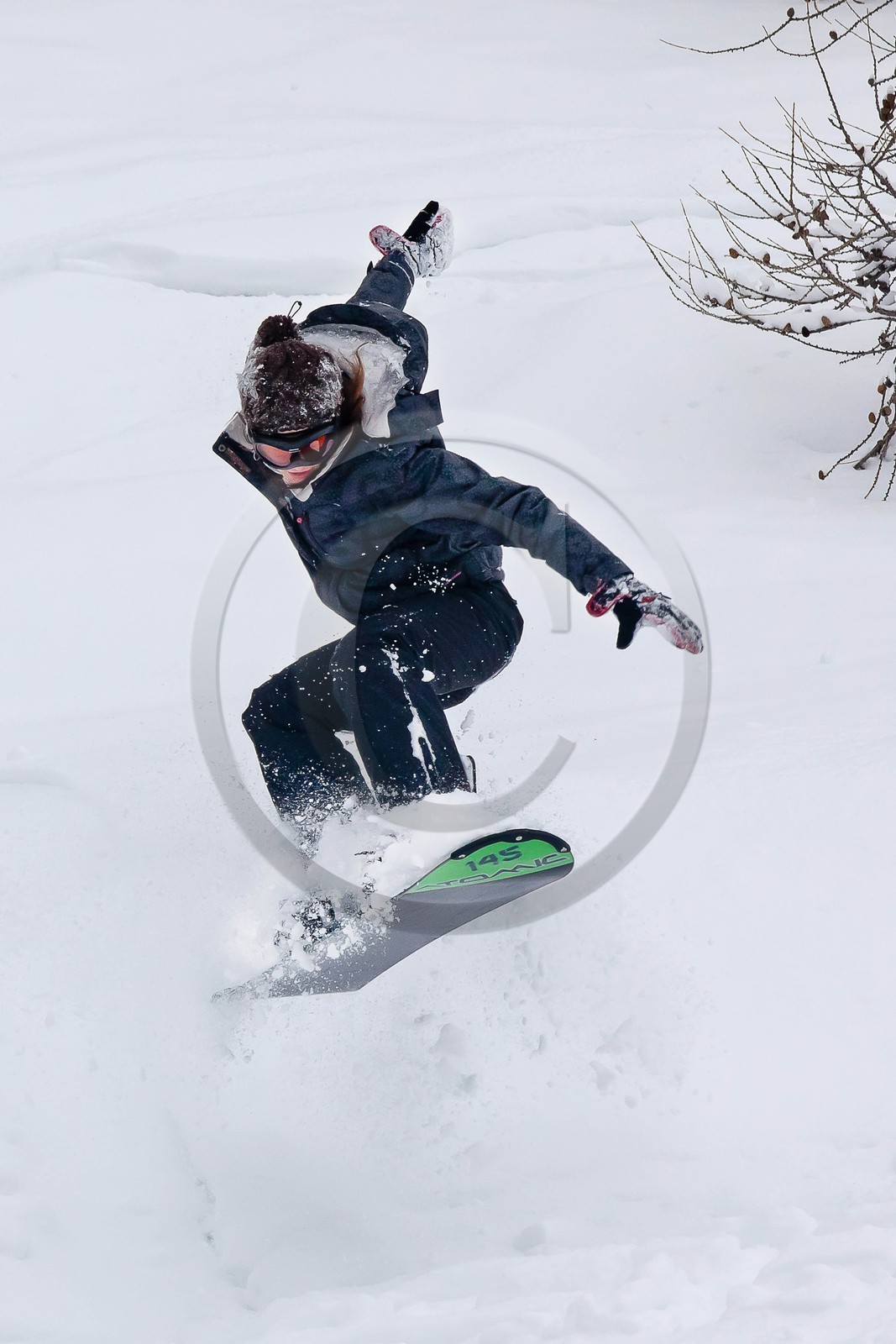 Pays de Serre-Ponçon, Réallon, snowboard, surf des neiges