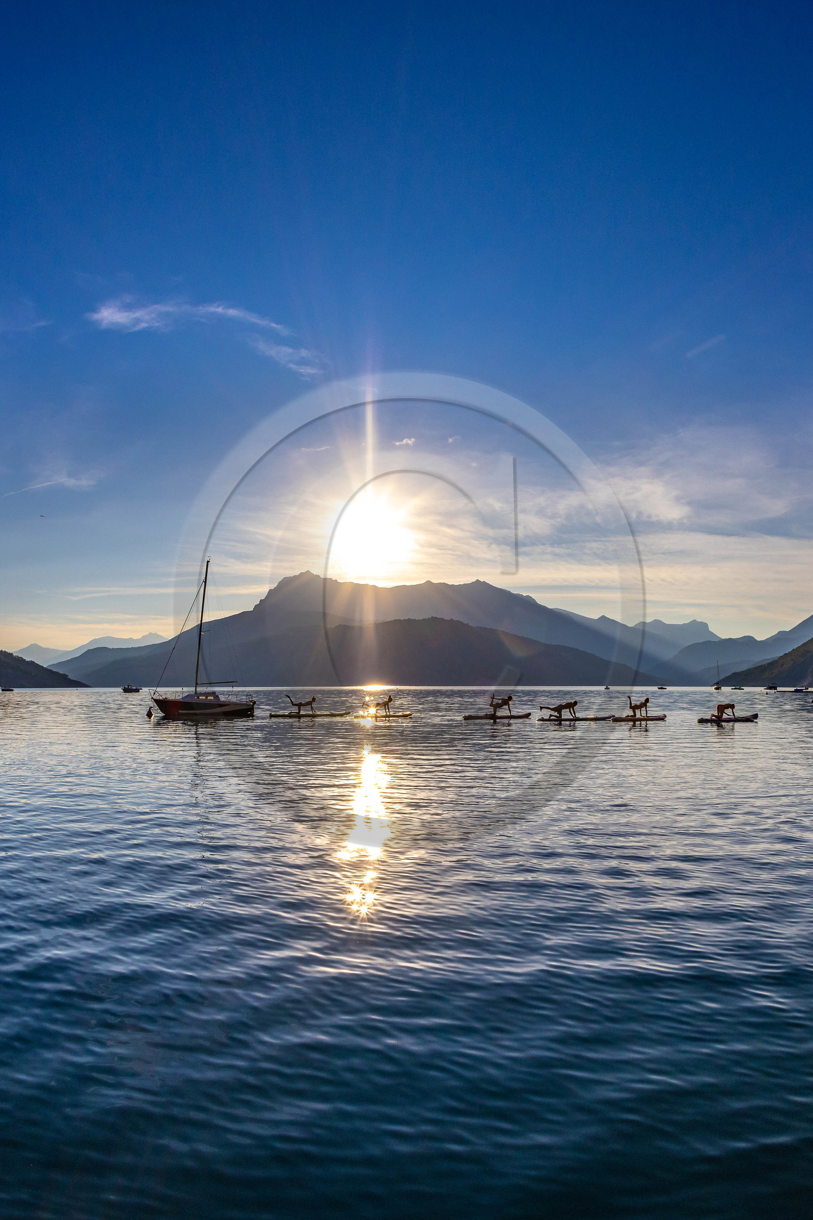 Yoga sur paddle, Serre-Ponçon Aloha