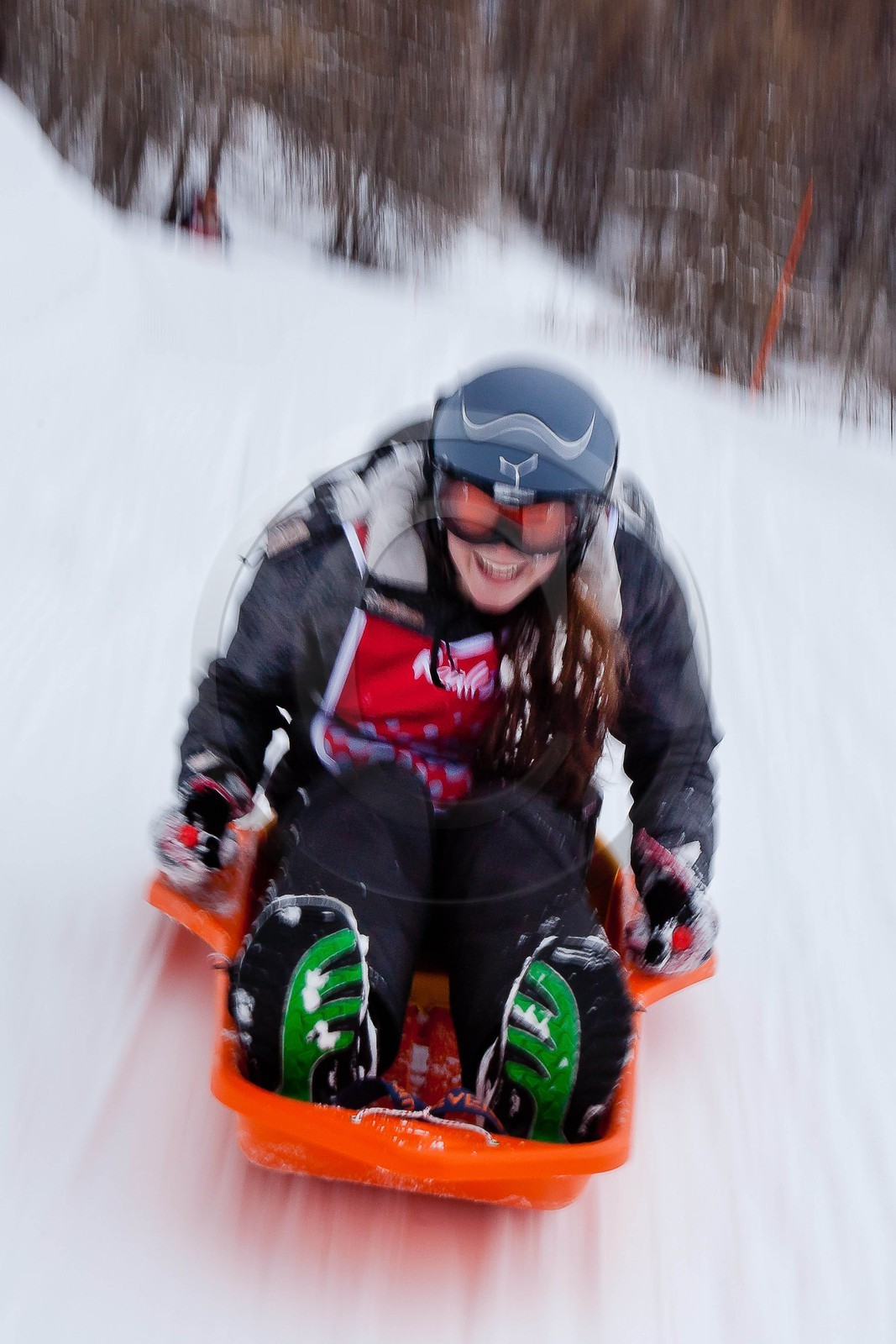 Pays de Serre-Ponçon, Réallon et La Ripaaa, piste de luge 100% naturelle