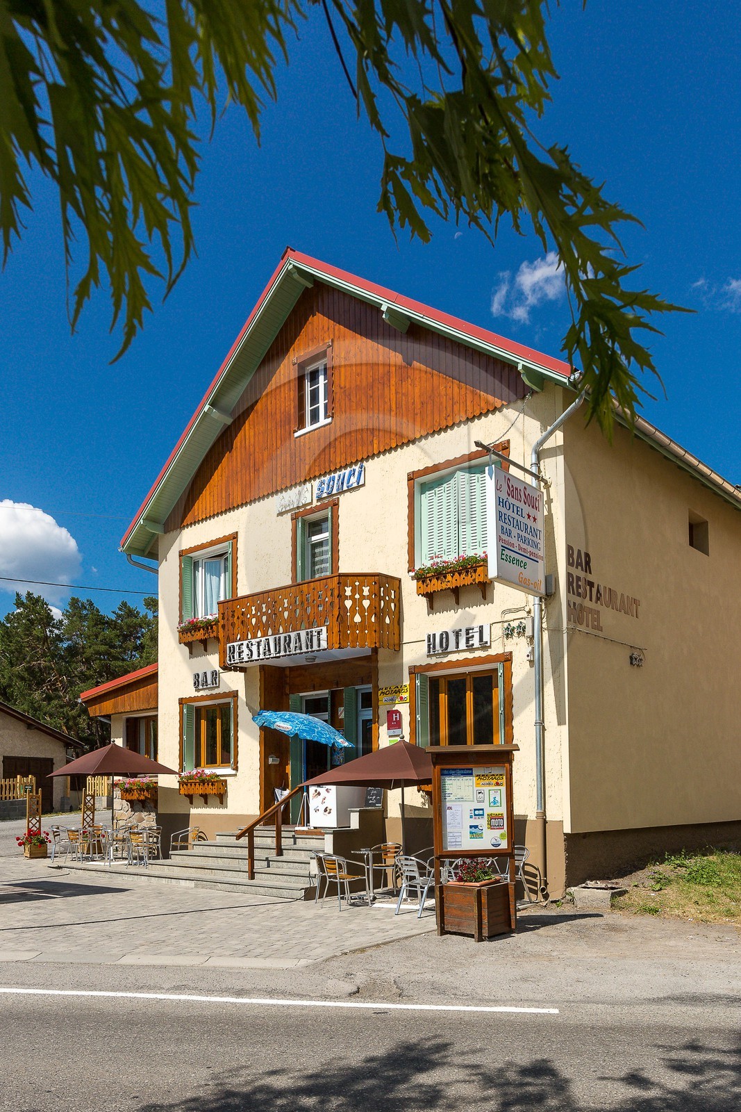 Jausiers, Hôtel Restaurant Le Sans Souci