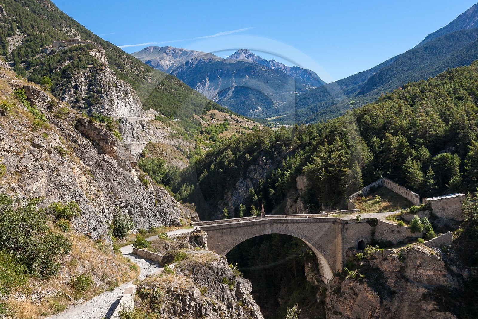 Briançon, cité Vauban, le Pont d'Asfeld