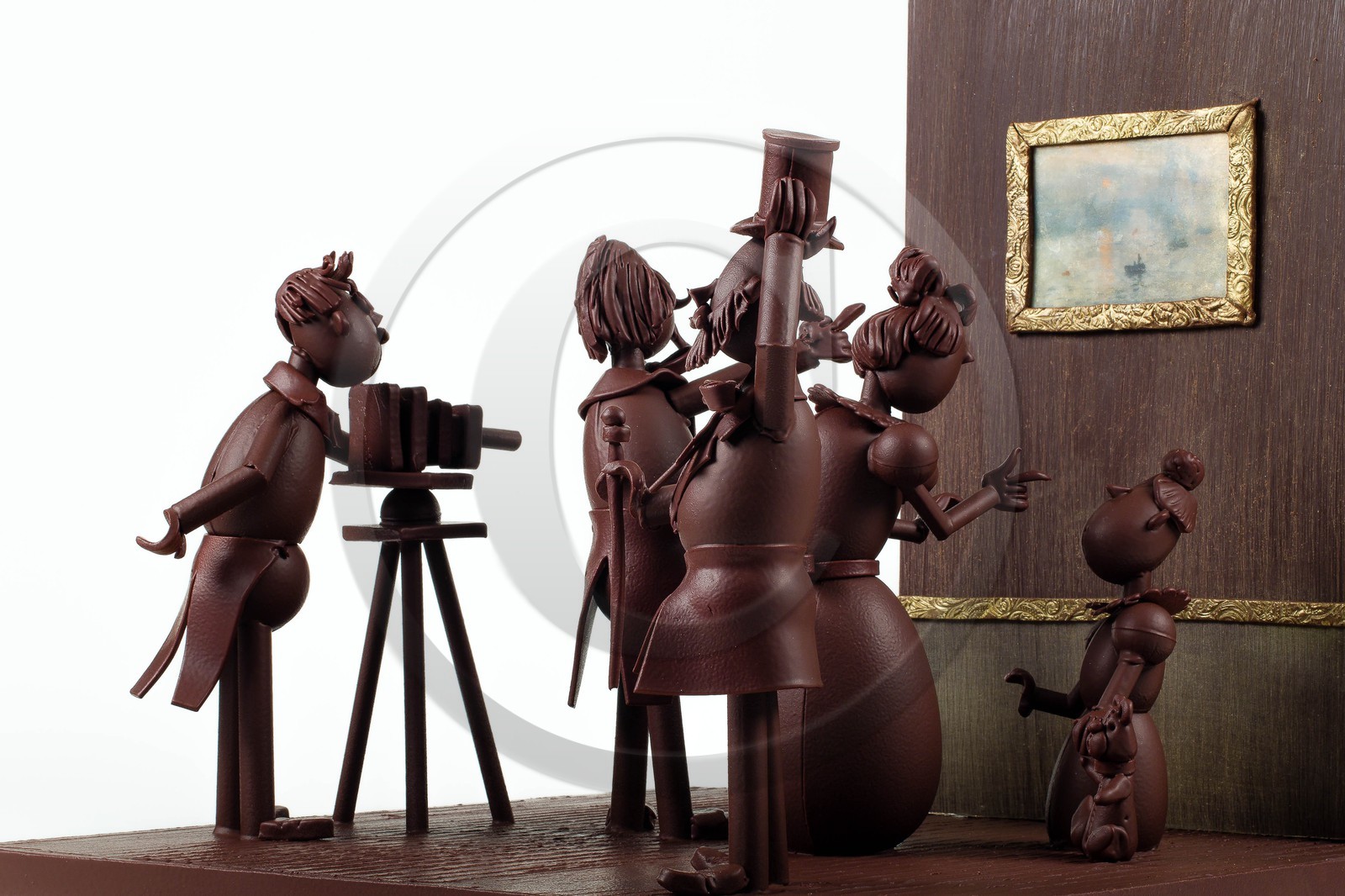 Exposition Influences, Petite histoire de l'art en chocolat par Luc Eyriey