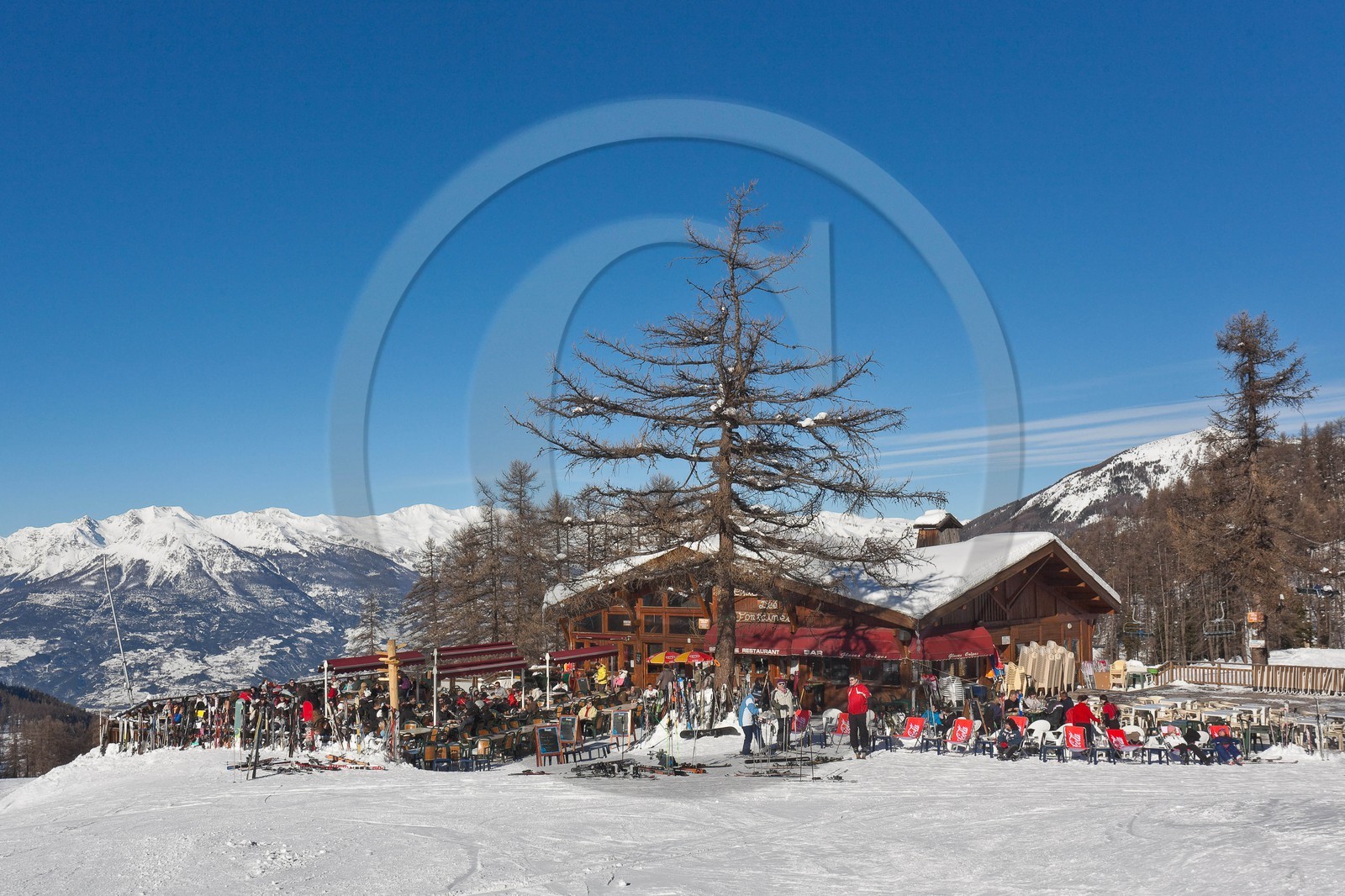 Les orres, Restaurant d'altitude Le Chalet des Fontaines