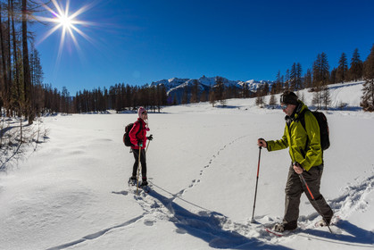 Randonnée en raquettes à neige