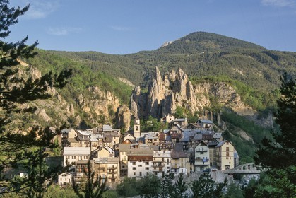 Vallée de la Roya, Parc national du Mercantour, village de Péone