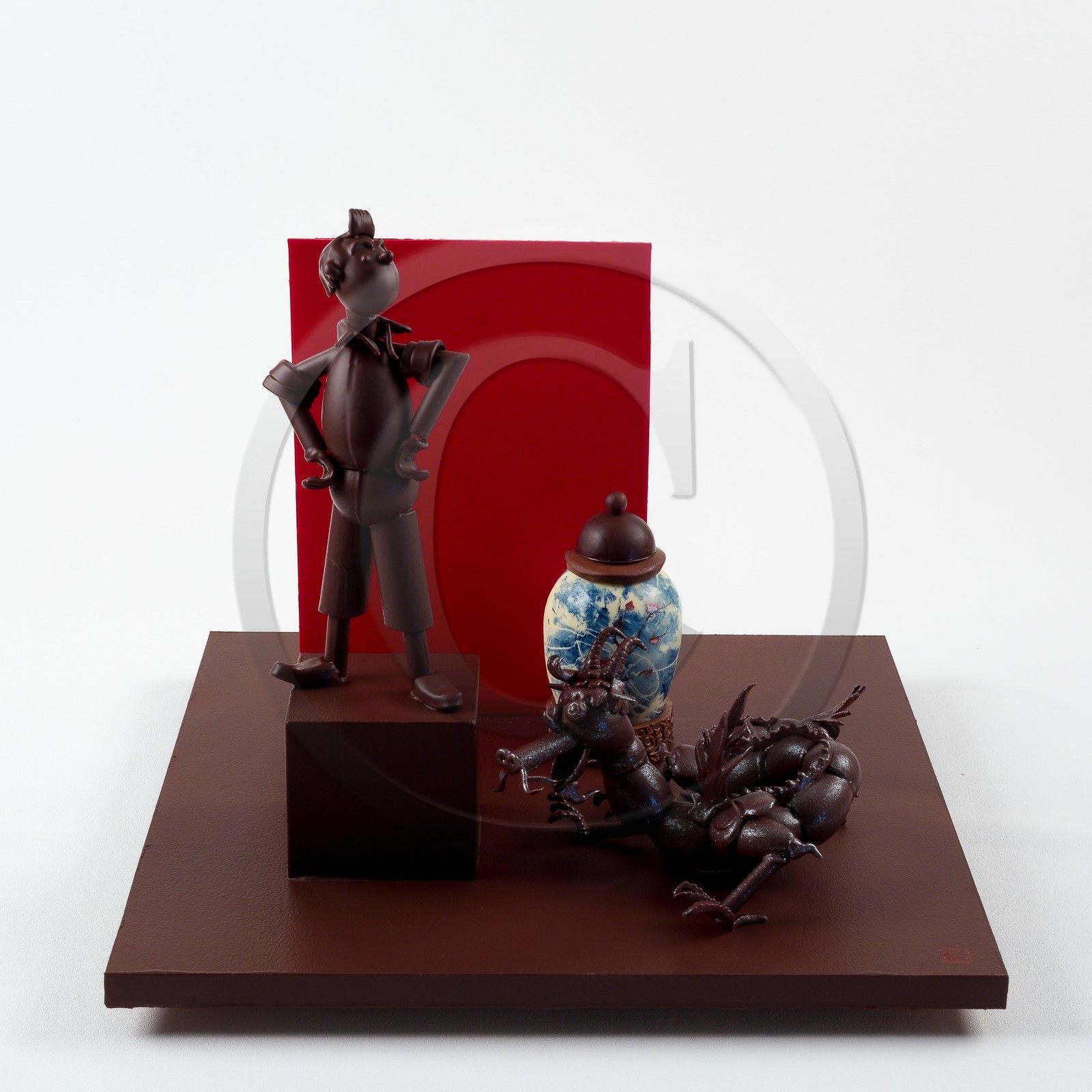 Exposition Influences, Petite histoire de l'art en chocolat par Luc Eyriey