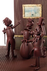 Exposition Influences, Petite histoire de l'art en chocolat par Luc Eyriey