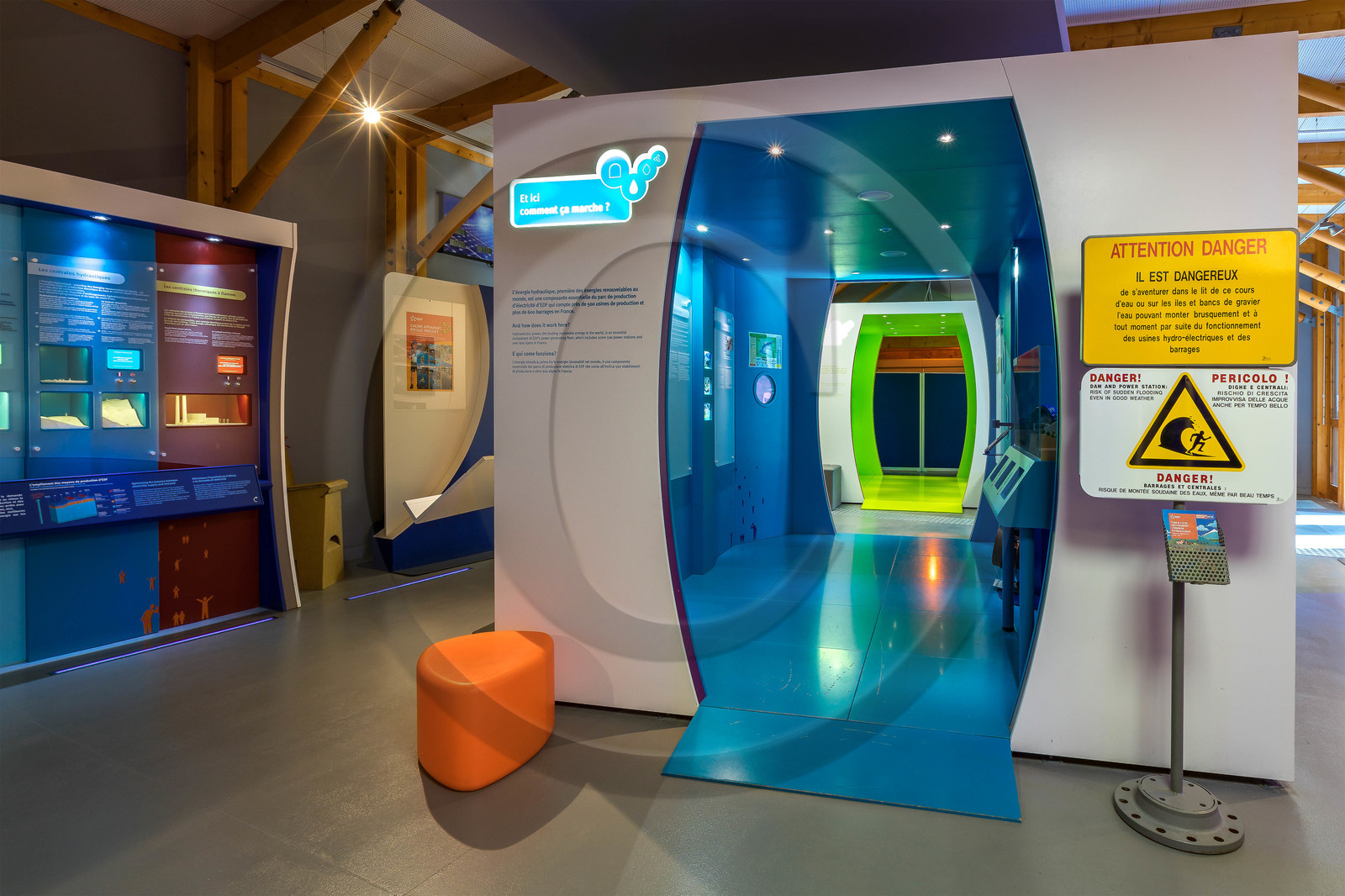 Barrage de Serre-Ponçon, usine hydroélectrique EDF