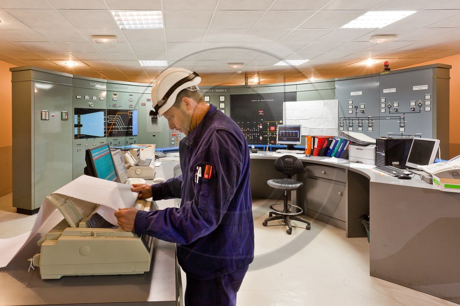 Barrage de Serre-Ponçon, usine hydroélectrique EDF