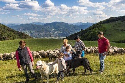 Ferme des Sonnailles, famille Pellissier