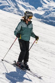 Ski enfant piste de ski