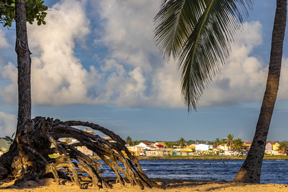 Guadeloupe, Le Moule, plage de L'Autre Bord