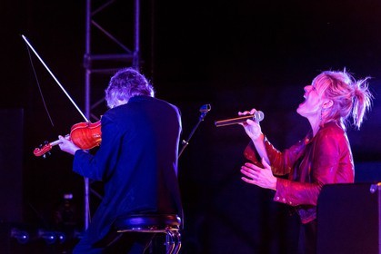 Concert de Didier Lockwood sur la scène du Festival 2012 Trad'in Live à Embrun