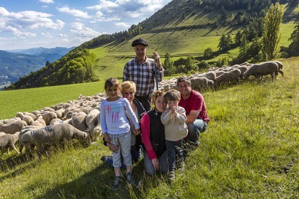 Ferme des Sonnailles, famille Pellissier