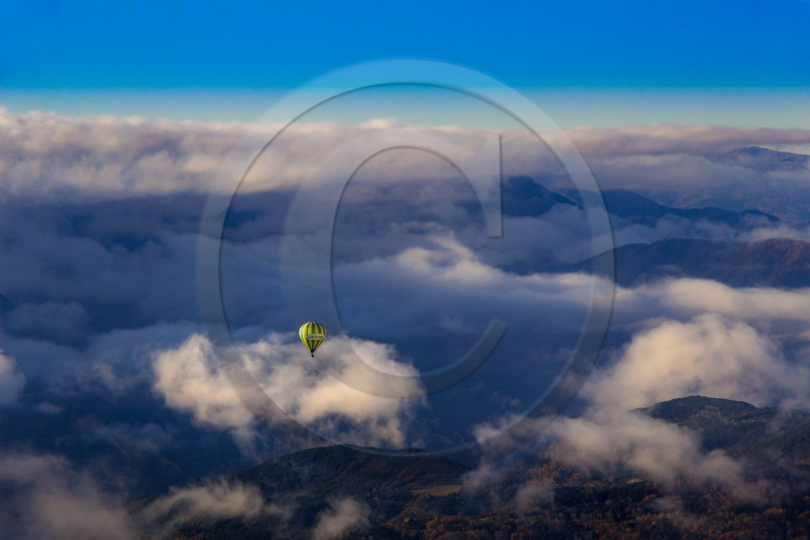 vol en montgolfière