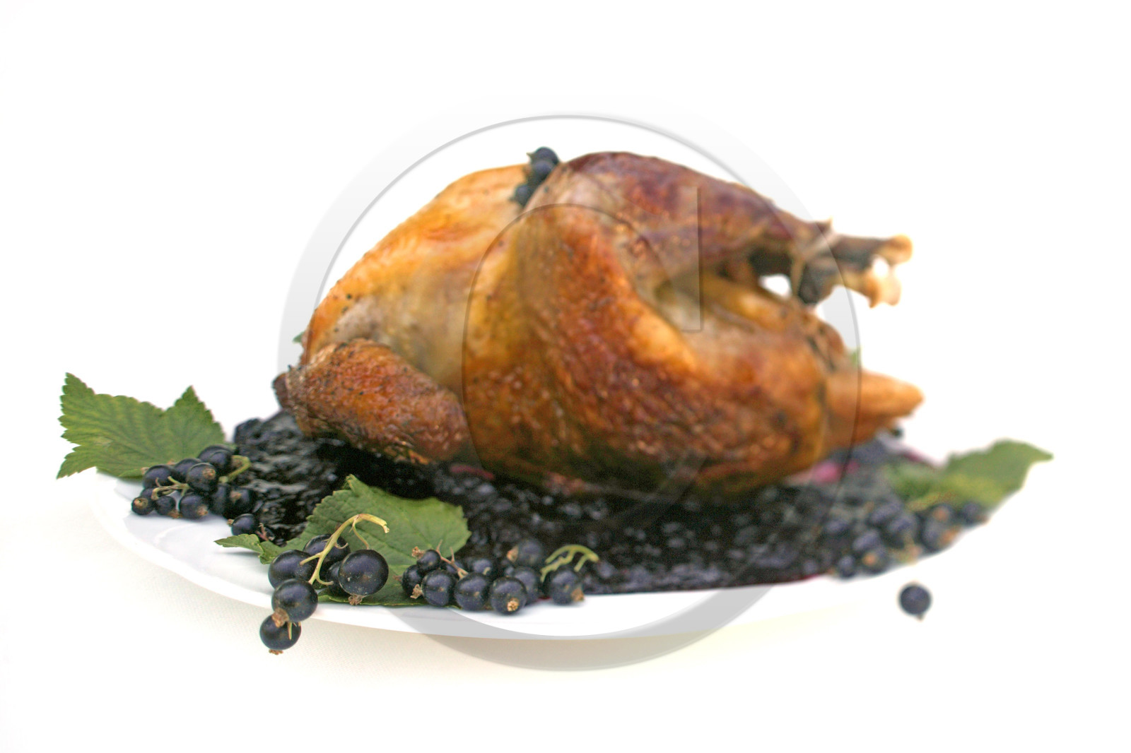 Auberge du Moulin, pintade aux cassis