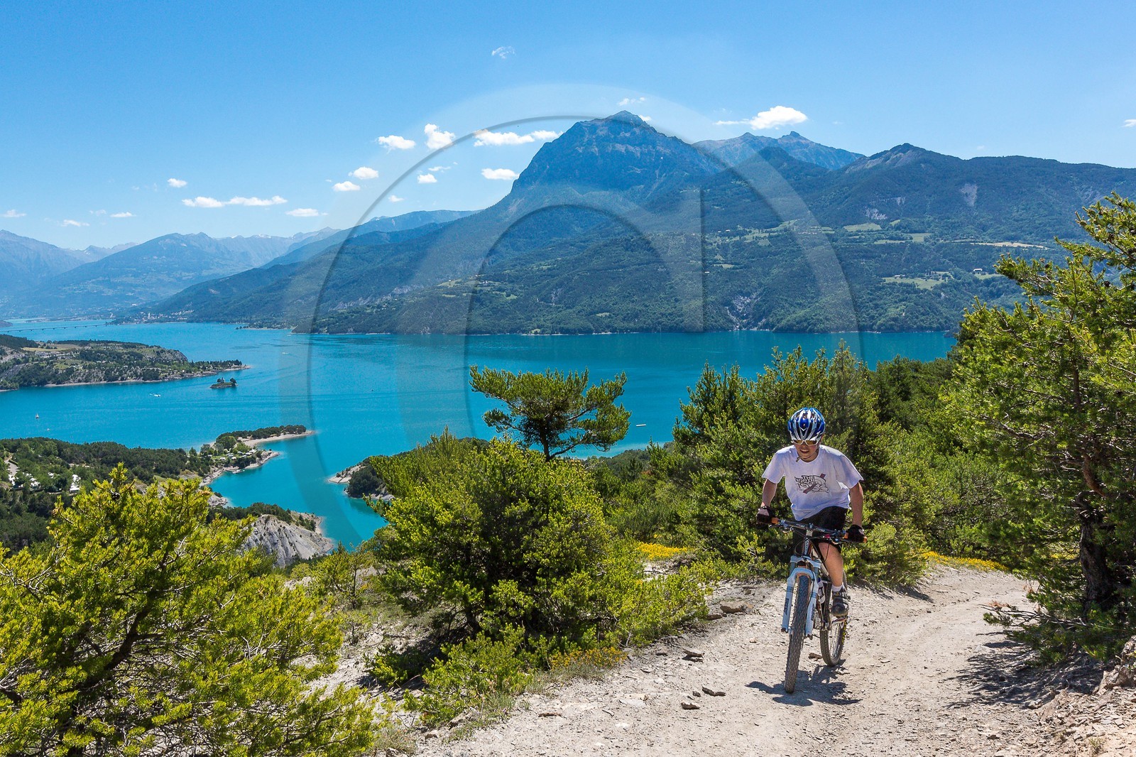 Pays de Serre-Ponçon, Chorges, belvédère des Curattes, vtt