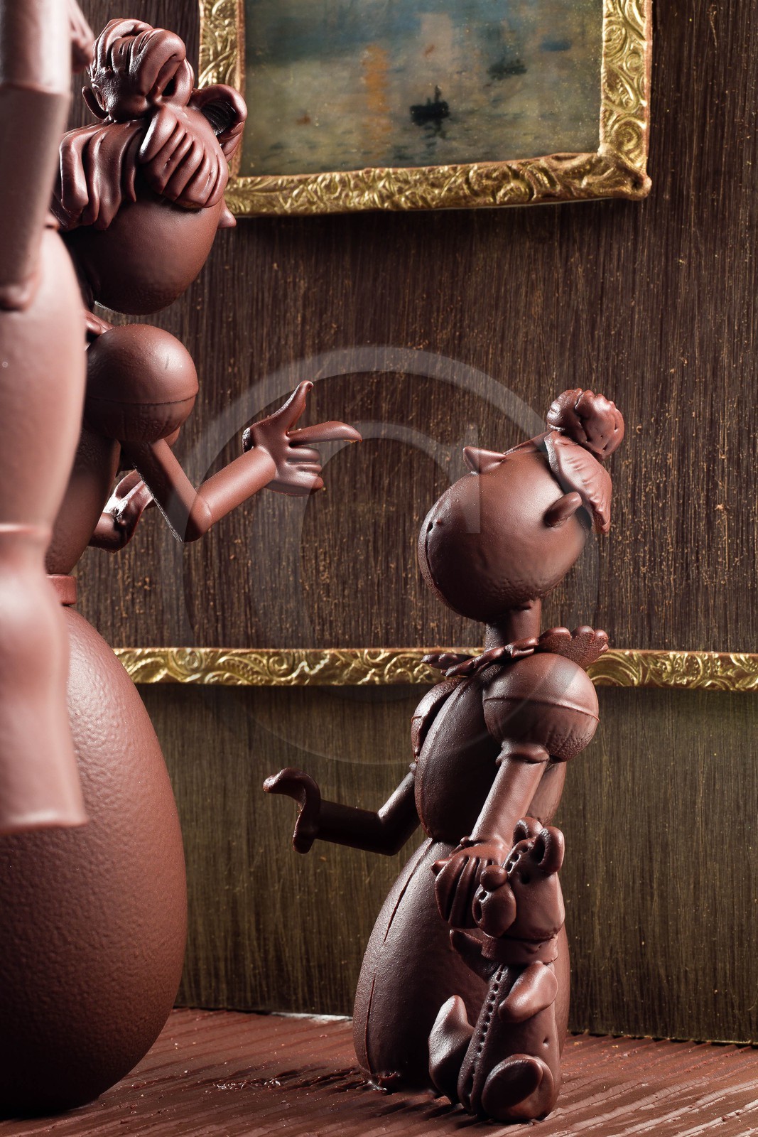 Exposition Influences, Petite histoire de l'art en chocolat par Luc Eyriey