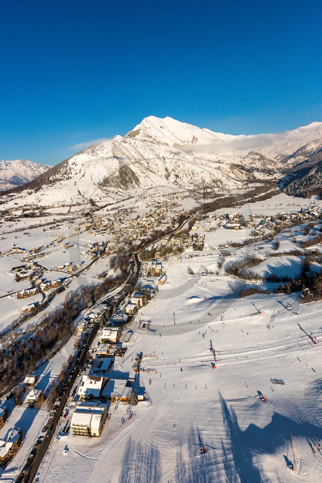 Vallée du Champsaur, station village d'Ancelle