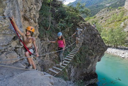 Via ferrata des gorges de la Durance