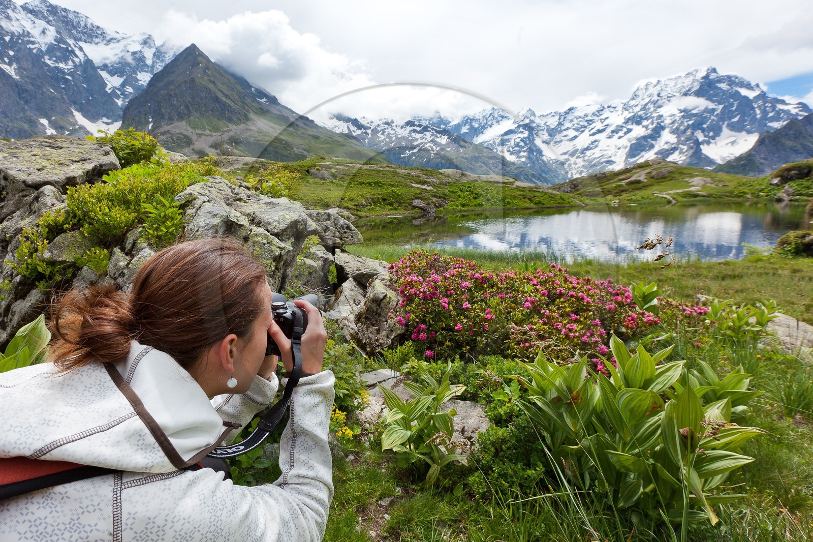 Photographier la montagne au Lac du Lauzon