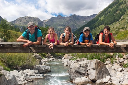 Randonnée famille montagne