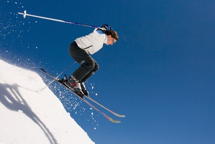 Ski piste famille