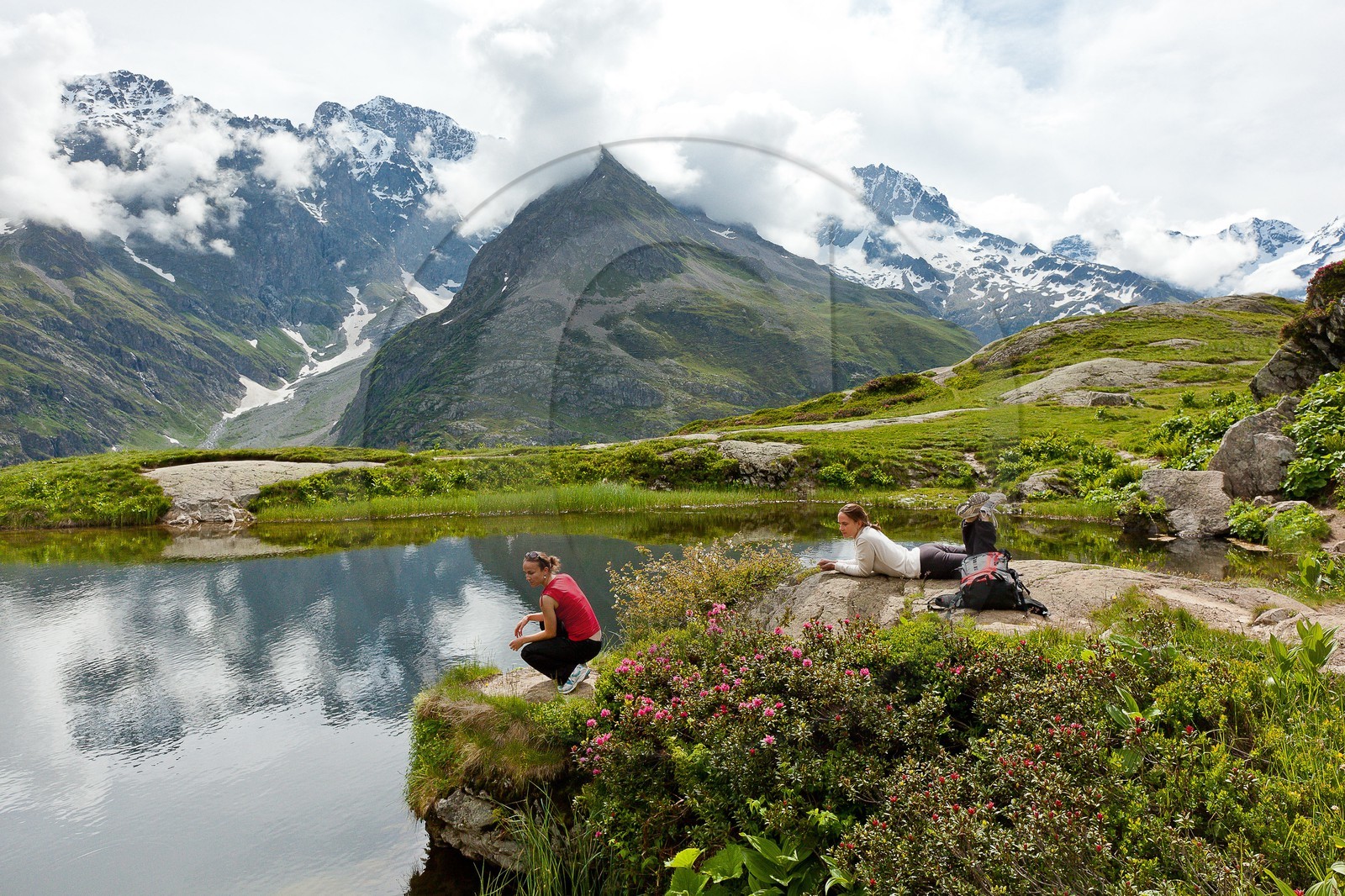 Randonnée pédestre au lac du Lauzon