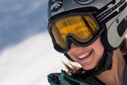 Ski enfant piste de ski
