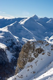 Uvernet-Fours, station de ski de Praloup, vallon des Agneliers