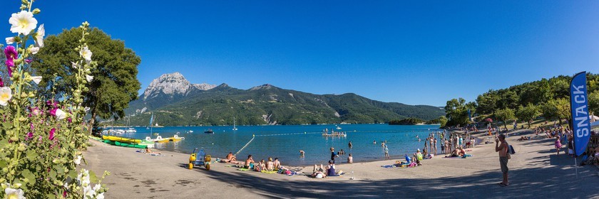 Prunières, plage de la baie Saint-Michel