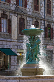 Chambéry, fontaine de la place Saint-Léger